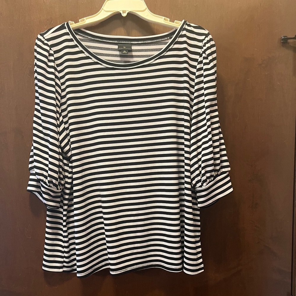 Worthington Striped Blouse